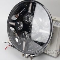 Hi low beam LED lampe de conduite ronde 9 pouces 60 W DRL led lumière pour ATV UTV camion 4x4 tracteur bateau