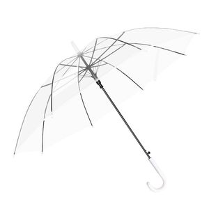 Parapluie transparent à long manche, ouverture automatique, armature en acier, protection soleil et pluie, cadeau d'affaires - Product Image 5