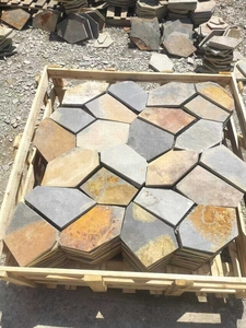 <span class=keywords><strong>Pierre</strong></span> naturelle moderne, ardoise fendue rouillée, pavés <span class=keywords><strong>en</strong></span> <span class=keywords><strong>pierre</strong></span>, écologiques pour les chemins de jardin, cuisine extérieure, salle de bain, hôtel, parc - Product Image 2