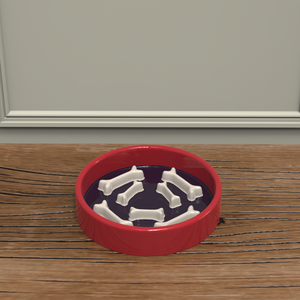 Ciotola per Cani in Ceramica Ecologica Moderna con Design a Forma di Osso per Alimentazione Lenta, Aiuta a Prevenire l'Alimentazione Rapida, OEM Premium - Product Image 6