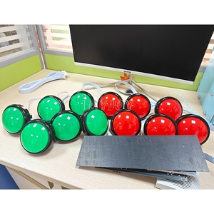 Jeux de fête de stand de fête foraine de parc d'attractions, défis interactifs de bouton-poussoir <span class=keywords><strong>LED</strong></span>, entraînement à la réaction, pods lumineux - Product Image 3