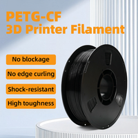 Filament d'imprimante 3D en PETG-CF caoutchouc avancé de 1,75 mm, 1 kg, durable pour une qualité supérieure, 240-270°C FDM