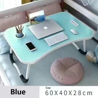 Support d'ordinateur portable pliable et réglable mini format, idéal pour l'étude et le travail, avec tiroir, pour lit ou table de travail – Offre spéciale