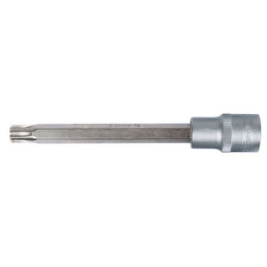 RIBE®Douille de tournevis M8 de 1/2 pouces finition chromée, longueur 140mm, fonction Torx pour réparation, personnalisation OEM prise en charge - Product Image 1