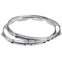 Créoles de tambour en acier à triple bride, 10 pièces, 3.0mm