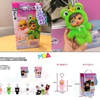 MGA Bratz Iconzz Series Peluche Animaux Pendentif Boîte Mystère Unisexe Breloque de Sac Porte-clés Décoration de Téléphone Clip Jouet Mystère