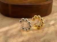 Vente en gros de boucles d'oreilles en or massif 18 carats AU750, sans perçage, à clipser, bijoux en or véritable de luxe pour femmes
