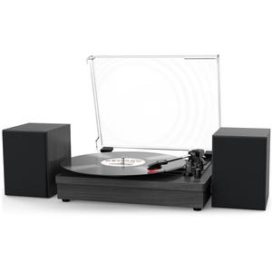 Tourne-Disque <span class=keywords><strong>Vinyle</strong></span> <span class=keywords><strong>Enregistreur</strong></span> Portable de Haute Qualité avec 2 Haut-Parleurs Externes Lecteur Gramophone Audio et Lecteur de Disques Vinyles - Product Image 4