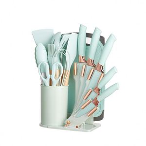 Accesorios de Cocina de Acero Inoxidable, Juego de Utensilios de Cocina de Silicona, Juego de Cuchillos de Cocina - Product Image 6