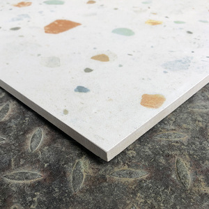 Azulejo de Pared de Cerámica de Grano Grande, Estilo Nórdico Moderno, 100x100mm, Resistente al Desgaste, para Sala de Estar, Comedor, Tienda de <span class=keywords><strong>Cadena</strong></span>, Tienda de Té con Leche, Piedra - Product Image 1