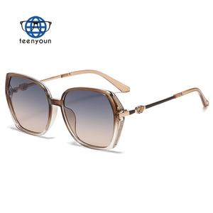 Teenyoun – <span class=keywords><strong>lunettes</strong></span> de soleil carrées en strass pour femmes, verres de luxe pour l'extérieur, nouvelle collection <span class=keywords><strong>2023</strong></span> - Product Image 4