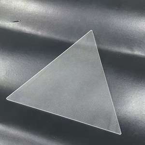 Placa de Guía de Luz Triangular de Forma Geométrica, Material de Policarbonato Anti Luz Azul para Señales de Advertencia de Tráfico, Rina Tech - Product Image 1