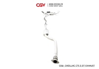 Meilleure Qualité En Acier Inoxydable Valve de Voiture Tuyau D'échappement De Système Pour Cadillac CTS 2.0T Catback MON 2014 présenter