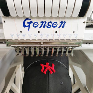 Machine à broder informatisée monogramme, une tête, pour la création de logos 3D, machines à coudre et à broder, 12-15 aiguilles, à vendre - Product Image 3