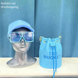 Sandalias de corredor de espuma de diseñador para mujer, bolsos de lona, conjunto de gafas, envío directo - Product Image 5