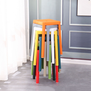Dinning Plastic Chair <b>For</b> Living Room Dining Room, Apartment Functional Plastic Stool, Multiple Colors Modern Plastic <b>Bar</b> Stool