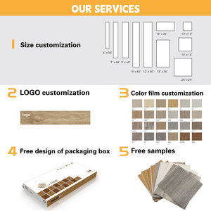 Độ bóng cao Vinyl sàn bấm vào khóa LVT sàn 5.5mm 6mm 7mm 8mm sang trọng Vinyl gạch cứng nhắc lõi unilin SPC sàn - Product Image 6