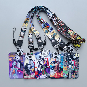 Fantasy Halloween Night Cartoon Neck Lanyard - Anti-Lost Pendant for Work ID/Factory Card/Student Meal Card