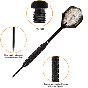 Nouvelles idées de produits : fléchettes en acier stable, fléchettes à pointe en acier, fléchettes en fer Skipjack pour joueurs sérieux - Product Image 2