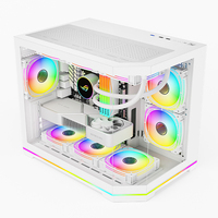 Gabinete de PC para Juegos ATX con Cristal Templado de Vista Panorámica, Moderno, MicroATX, ITX, Venta al por Mayor