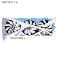 Carte graphique Yeston Radeon RX 9070 XT 16G GDDR6 Sakura OC, carte vidéo de jeu, 9070xt, personnages d'anime, GPU de bureau pour jeux
