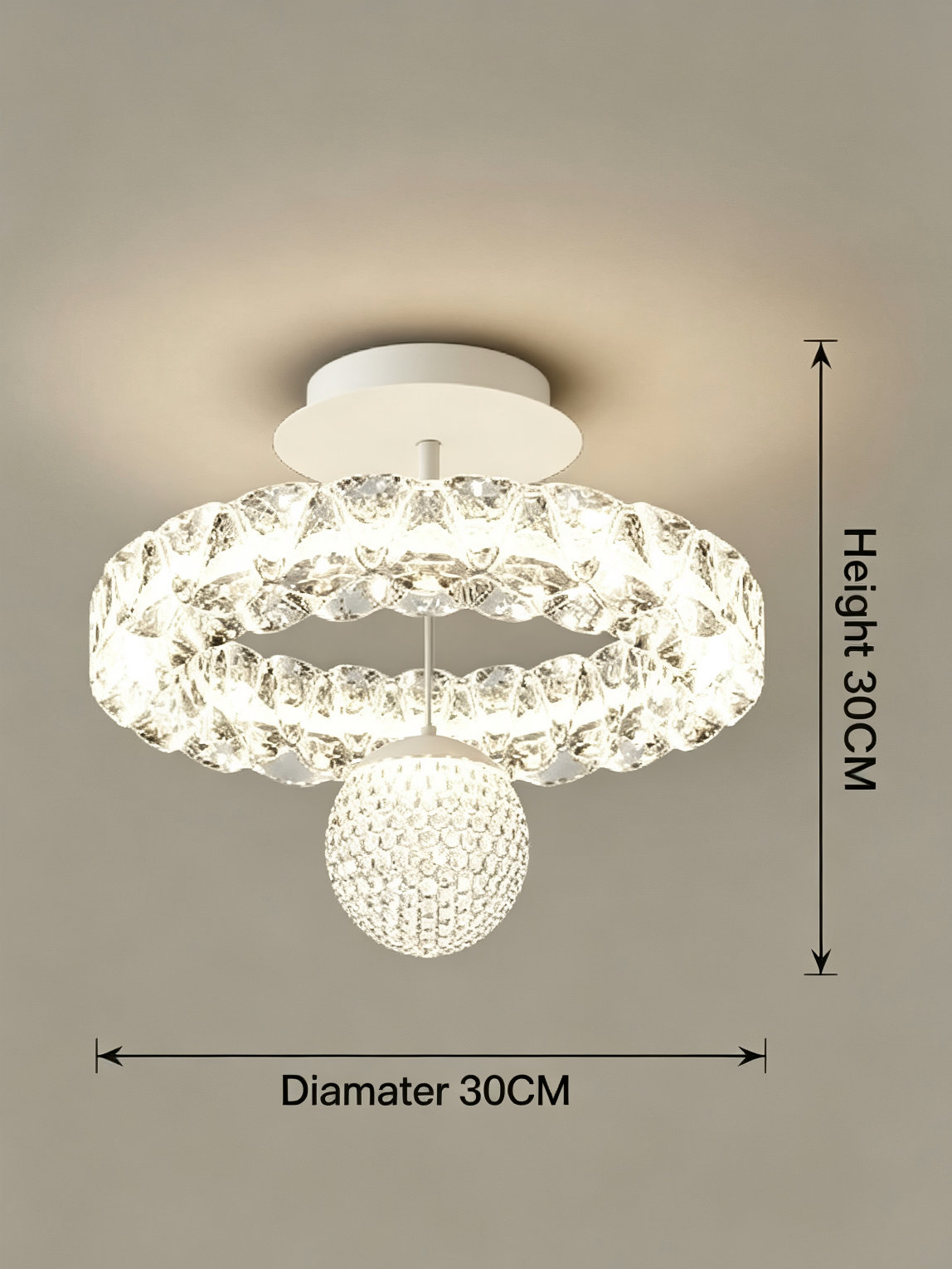 White A  30cm