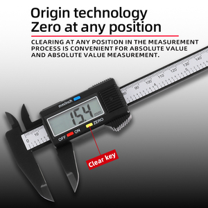 Sitelun <span class=keywords><strong>Plastic</strong></span> Calliper Met Elektronisch Digitaal Display 0-150Mm Wenwan, Traditioneel Handwerk Sieraden Ornament Meten Innerlijke - Product Image 4