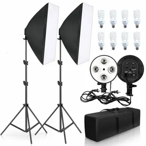 Equipamento de fotografia estúdio fotográfico, flash luz estroboscópica kit de iluminação