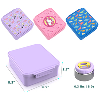 Aohea Vente en gros Best-seller Boîte à lunch bento en plastique thermique réutilisable pour enfants avec compartiments pour l'école des enfants