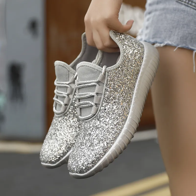 Buy 2021 nu veiÃ³n superior zapatos casuales hermosos diamantes brillantes  de lujo piel de vaca importada zapatos deportivos de calle zapatos planos  DG letra logo zapatos de mujer ｜Casual shoes-Fordeal