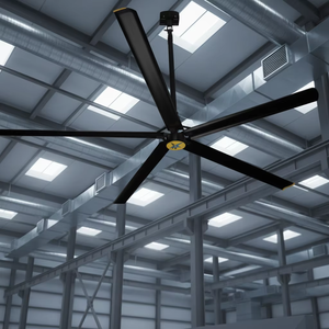 Ventilateur de plafond industriel HVLS haute performance pour grandes entrepôts – Solution écoénergétique pour le flux d'air et la ventilation - Product Image 1