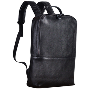 New Fashion Famous Brand Genuine Leather <strong>Backpack</strong> Travel College Style <strong>Large</strong> Capacity Luxury Men <strong>Black</strong> <strong>Backpack</strong> - Product Image 3