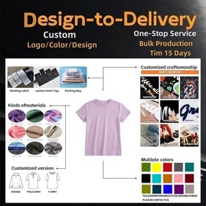 Camiseta Básica de Cuello Redondo para Mujer TKAN1155D, Color Sólido Personalizado, Manga Corta, Corte Holgado, Spandex/Algodón, Transpirable, Informal - Product Image 3