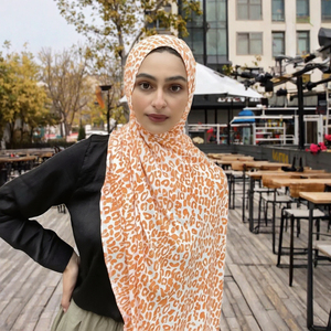 Customize Premium Double Sided Digital Print Breathable Cotton Jersey Hijab Scarf Ethnic Headscarf <b>Wrap</b> for Women Muslim <b>Shawls</b> - Product Image 2