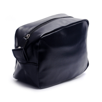 Sac de toilettage noir PU organisateur de voyage Dopp Kit 25 pièces Lot GA entrepôt sac de rasage pour accessoires de toilette DOM106137