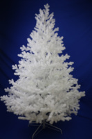 Base debout d'arbre de Noël blanc de nouvelle conception unique avec de pleines astuces de PE