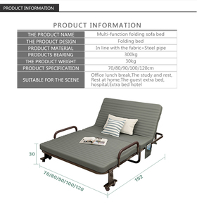 Sofá <span class=keywords><strong>cama</strong></span> plegable de metal, pequeño, para apartamento y sala de estar - Product Image 6