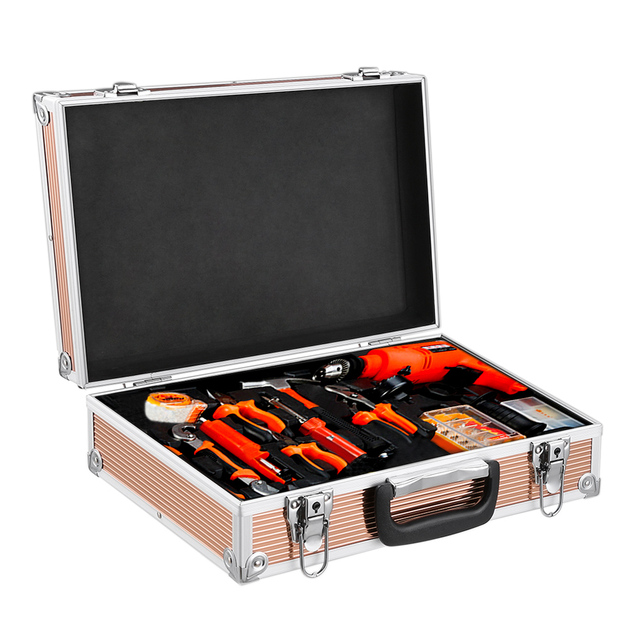 Professional Aluminum Hard Tool Case Portable Carrying Toolbox for Tool Storage OEM & ODM Supported
