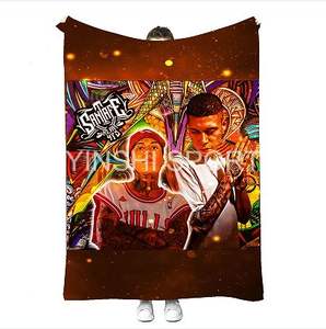 2023 plus récent Super doux chaud <span class=keywords><strong>Santa</strong></span> <span class=keywords><strong>Fe</strong></span> Klan humeur personnage flanelle polaire couverture adulte et enfants - Product Image 3