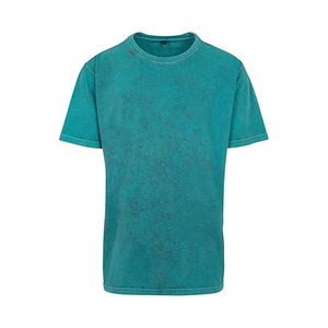 T-shirt oversize délavé à l'acide en coton épais à manches courtes pour homme – Esthétique moderne et urbaine délavée, un essentiel incontournable - Product Image 1