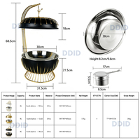 Plat de service chauffant de luxe pour la restauration, fournitures hôtelières, fournisseur en gros pour lieux événementiels, commande en gros, usage commercial pour projets hôteliers