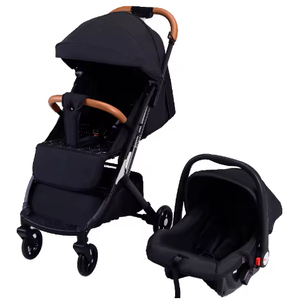Poussette légère et multifonctionnelle pour bébé, poussette et siège de voiture confortables pour nouveau-né. - Product Image 2