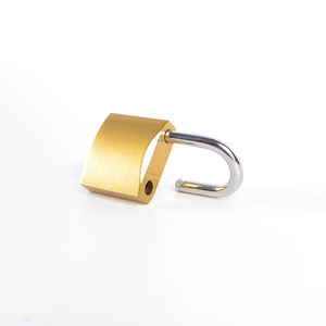 निः शुल्क नमूना शीर्ष सुरक्षा कस्टम लोगो लौह पैडलॉक स्टील शॉकल पीतल पेंट सुरक्षा लॉक के साथ - Product Image 2