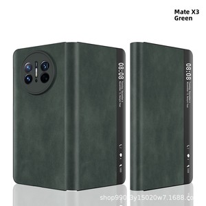 Funda para Teléfono Compatible con Mate X3: Funda Protectora de Alta Gama en Cuero PU, Estilo Ejecutivo Retro, con Ventana Inteligente y Protección Total Contra Caídas - Product Image 6