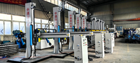 Machine automatique de polissage et de rectification en acier inoxydable avec moteur et boîte de vitesses 11 kW, garantie 2 ans pour les réservoirs de stockage à extrémité disque