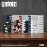 MONSTA X 3er Álbum Coreano [Unfold] (Versión Heartbreak) / Versión Thirst Ver. / Heal Ver. / Versión en vivo/real/realista. CD Oficial para Todas las Edades