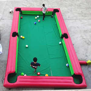 Mesa de Billar Inflable Gigante - Juego de Mesa de Snooker <span class=keywords><strong>para</strong></span> Eventos al Aire Libre e Interiores - Product Image 1