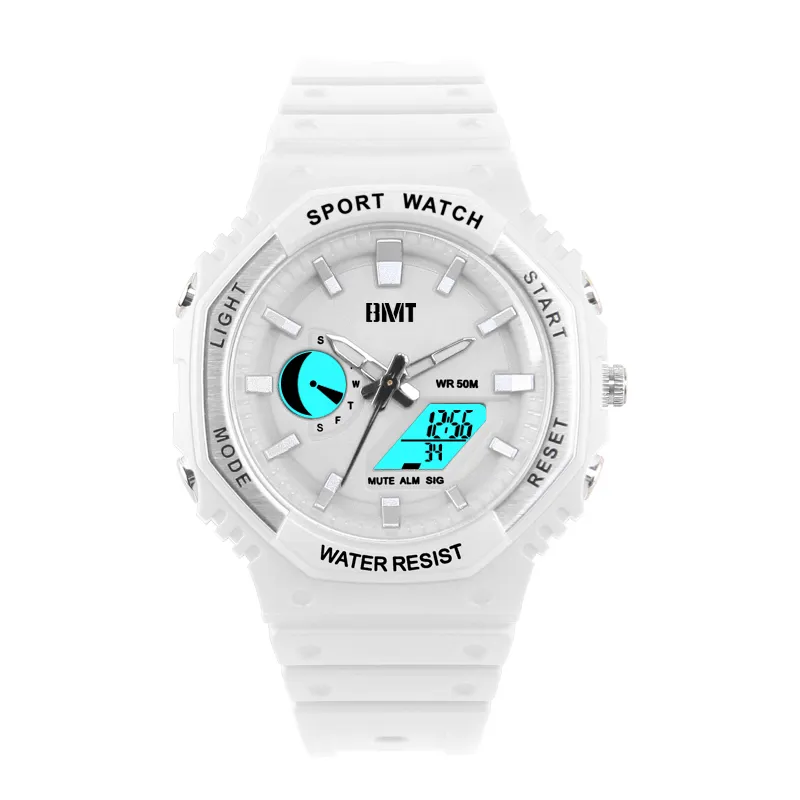 Women Quartz & Digital Movement Wrist Watch Fashion Simple Sport Band Ladies Watch