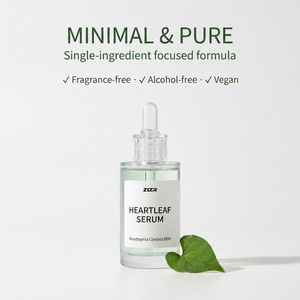 Heartleaf Serum 80% Houttuynia Cordata Soothing Calming Serum for Acne Prone Sensitive Oily Skin Redness Repair Korean - Product Image 3