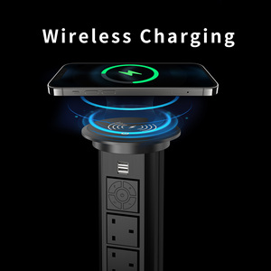 Ổ Cắm Điện Ẩn Anh Ổ Cắm Bật Lên Nhà Bếp Ổ Cắm Bật Lên Điện Ổ Cắm Bàn Bật Lên Kèm Bộ Sạc Không Dây - Product Image 5